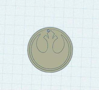 Rebels Keychain Star Wars logo