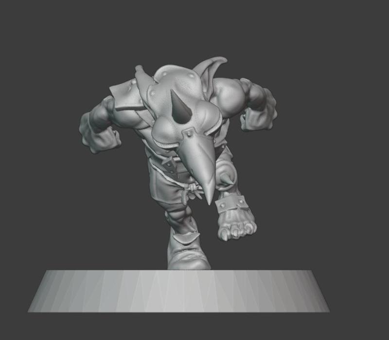 Fantasy Football Goblin Lineman 06