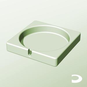 CS128-25-S Slotted Modular Stacking Storage Boxes Bins | Printable Objects - Infinite Containers | stl file for 3d printing