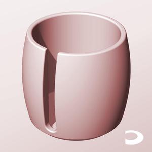 CR68-75-S Slotted Modular Stacking Storage Boxes | Printable Objects - Infinite Containers | stl file for 3d printing