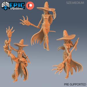 Young Witch Set / Dark Magician / Human Sorcerer / Evil Female Wizard