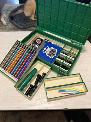 Crochet Gridfinty box   