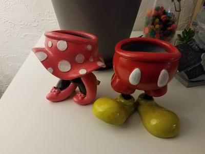 Minnie & Mickey vase