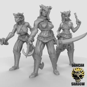 Tiefling Rogue female (pre supported)
