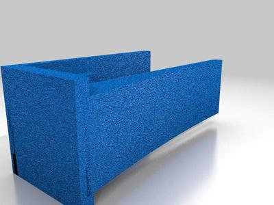 Hat Mount for Mounting Under Shelf