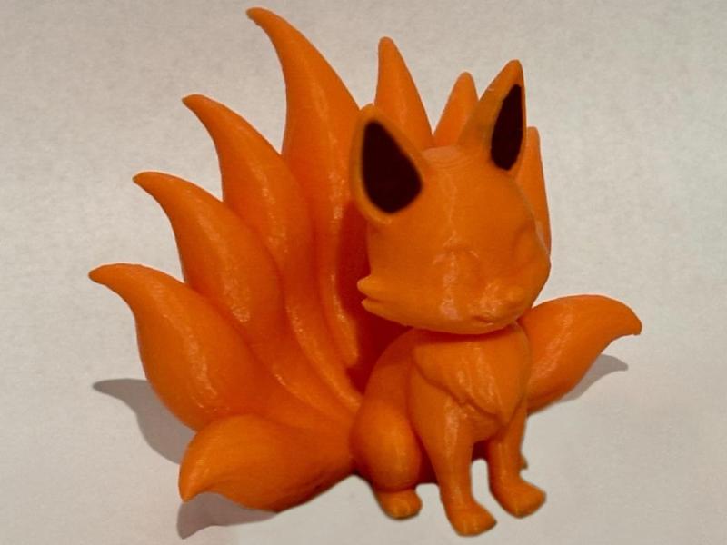 Cute Kurama nine-tailed fox