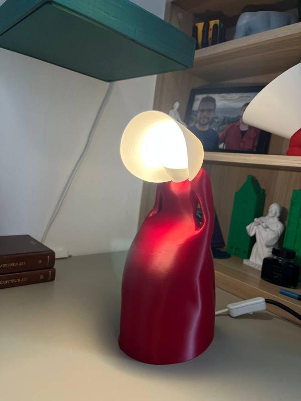Handmaid’s Tale Inspired Table Lamp – Feminist Dystopian Decor