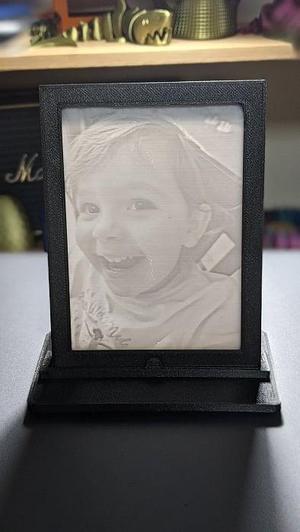 Lithograph Frame & Stand