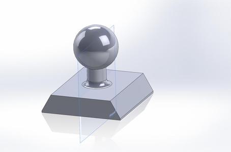 Tripod Quick Release QR Plate Adapter to 1" Ball Mount