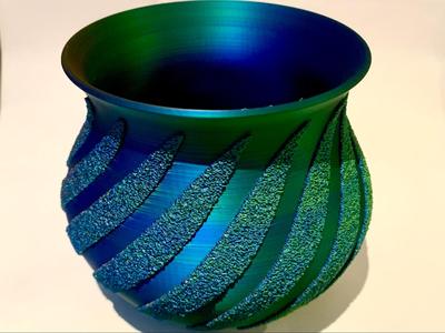 Fuzzy Texture Vase