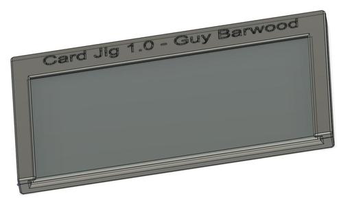Aluminum Card Jig