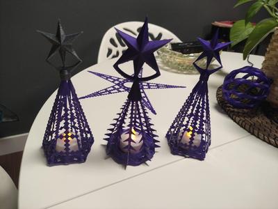 2 folding models + star