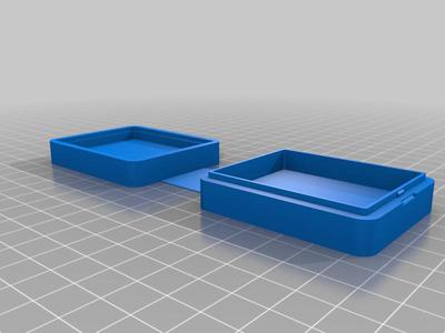 Parametric live hinge box 