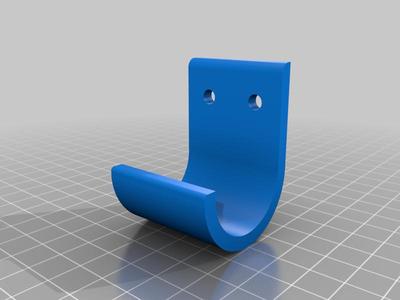 Solid hook for ironing board