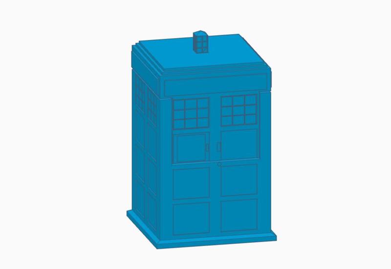 TARDIS MTG Deckbox