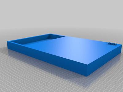 Cutting Board with Space for Scraps