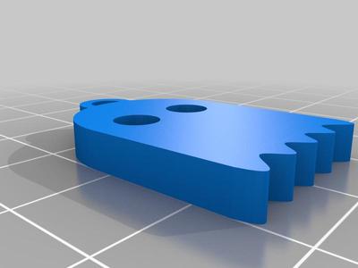 halloween ghost keychain