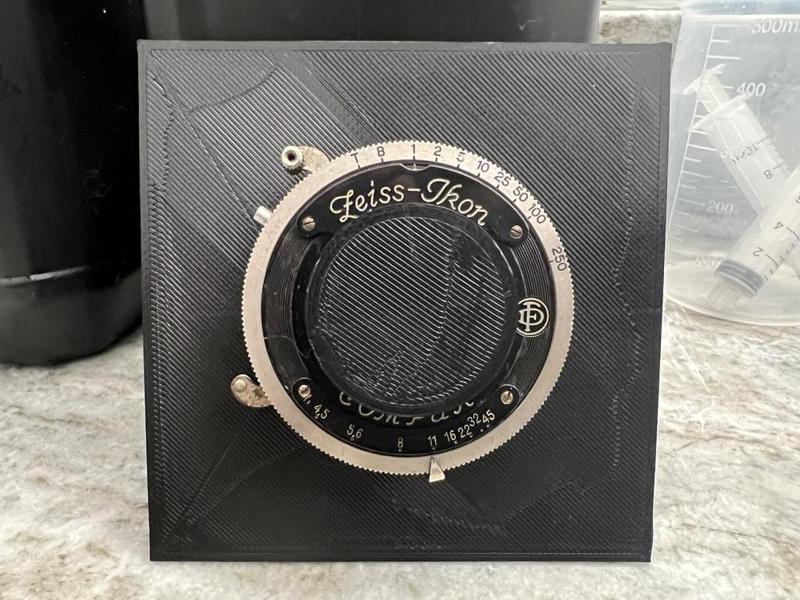 Graflex Zeiss Ikon Tessar 120mm f4.5 Lens caps