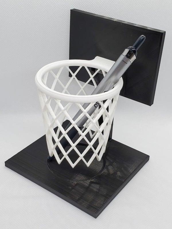 Basketball Hoop Pen Holder