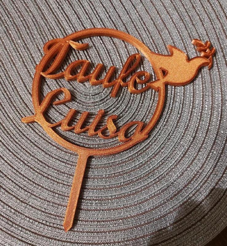 Taufe Cake Topper Luisa Baptism   