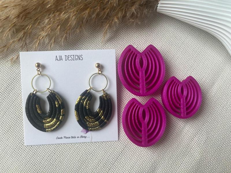 Polymer Clay Earring Mold 52
