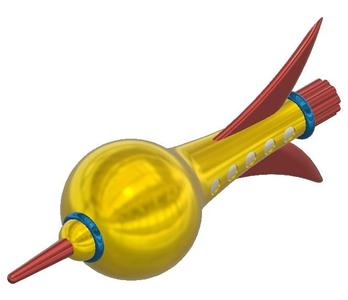 Buck Rogers Enemy Fighter Support Ship