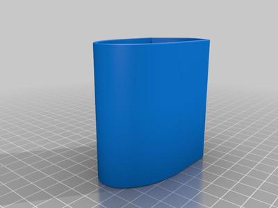 Bigger cup for two toothpaste