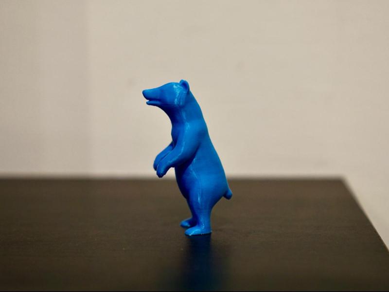 Standing Polar Bear Sculpture Figurine 