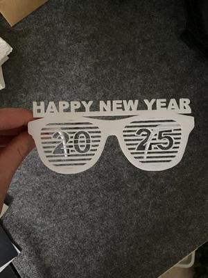 Happy New Year 2025 Glasses   