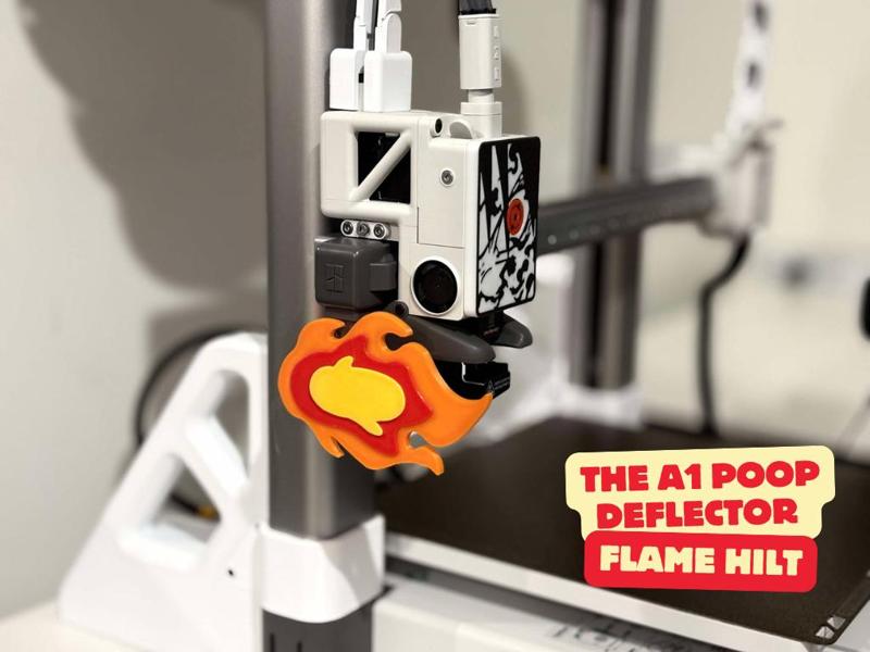 A1/A1 Mini Poop Deflector - Rengoku Flame Hilt