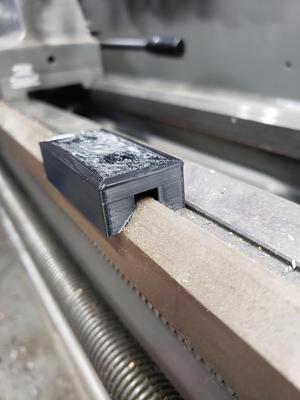 Lathe way v-block