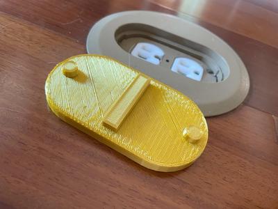 Floor outlet replacement cover