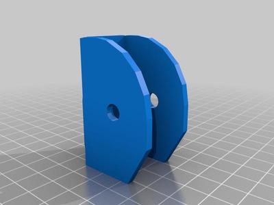 SOPORTE POLIFAN 20mm P/PANEL RANURADO