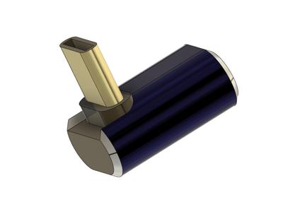 USB C 90° Adapter Type C Female to Male Right Angle Coupler