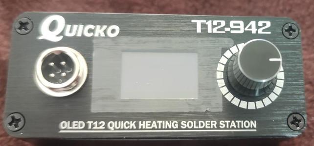 T12 Soldering Iron back cover with xt60 connector holder.