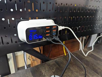 Wall Control USB Charger Holder
