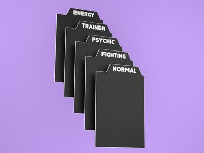 Pokemon TCG Tab Divider (Multicolor)