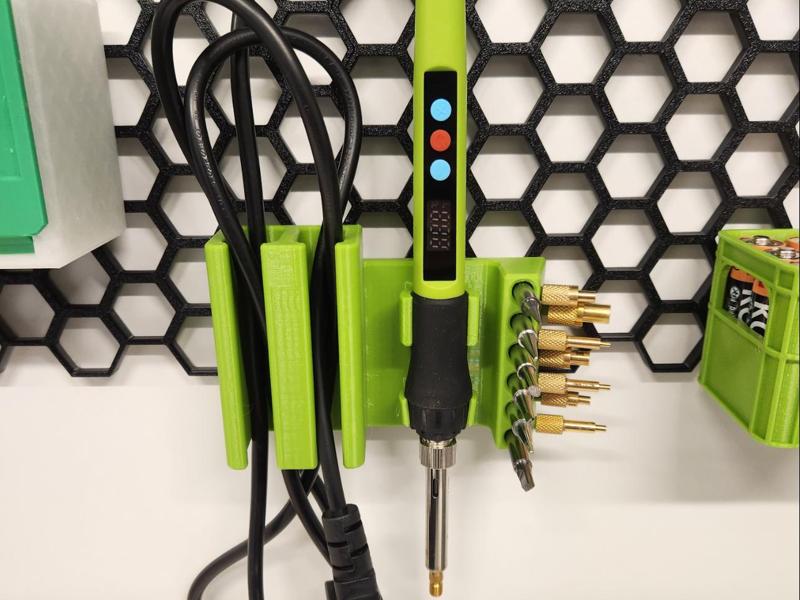 Iron soldering holder