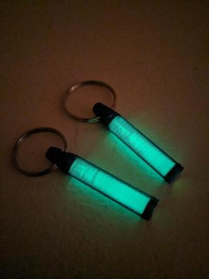 Embrite glow keychain using vase mode