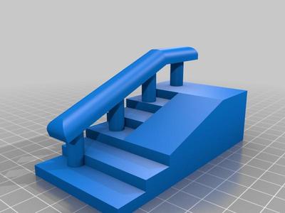 Tech Deck Steps With Rail and Ramp