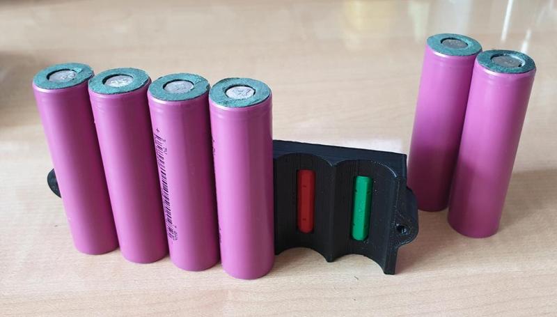  18650 battery spot welding jig