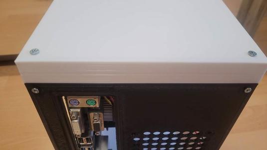 Micro ATX Vertical Case Modified for Pico PSU 