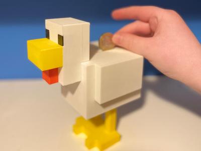 Minecraft Chicken Money Box / Piggy Bank
