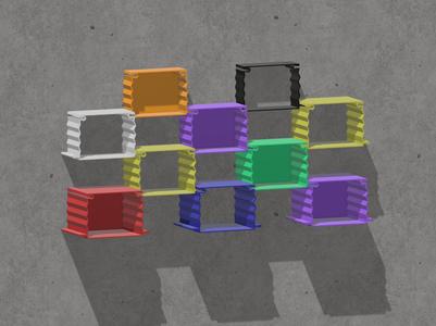 Modular Shelf Box Office Organizer