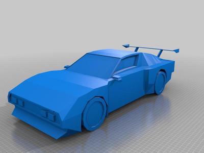 Hyundai N Vision 74 low poly