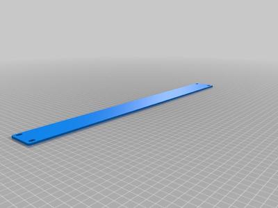 Blank Rack 1U Blade