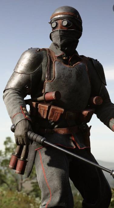 BF1 Trench raider armor and mask