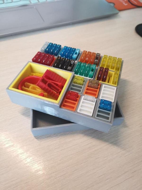 Holder for automotive blade fuse