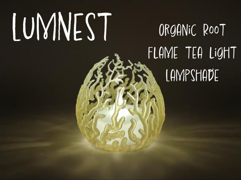 LumNest - Organic Tea light candle Lampshade