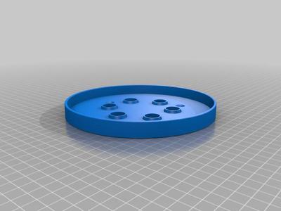 Brass Prep Station Top Tool Plate - WillItPrint3d remix